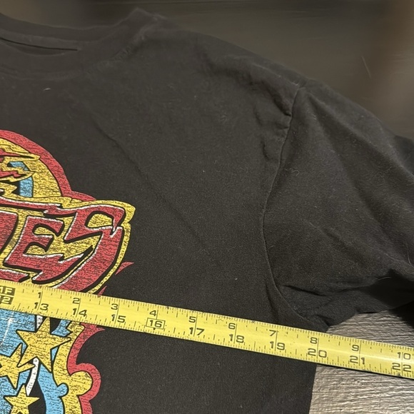 The Rolling Stones Black Graphic T-Shirt with Colorful Design - Picture 4 of 6